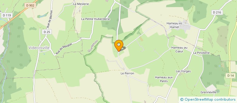 localisation de l'entreprise MADAME HELENE LEMONNIER  VIDECOSVILLE