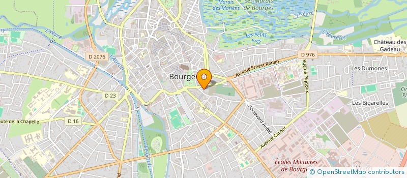 localisation de l'entreprise MADAME HELENE LENAIN  BOURGES