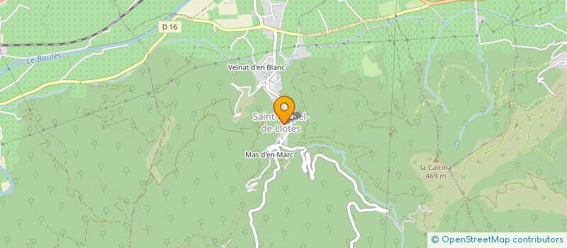 localisation de l'entreprise MADAME HELENE LEON  SAINT-MICHEL-DE-LLOTES