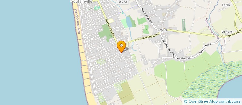 localisation de l'entreprise MADAME HELENE LEPREST  AGON-COUTAINVILLE