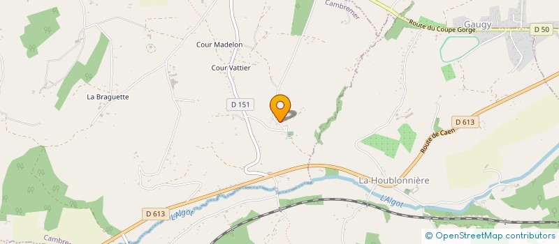 localisation de l'entreprise MADAME HELENE LEPROVOST  CAMBREMER