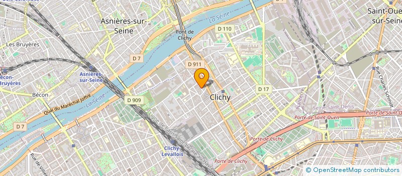 localisation de l'entreprise MADAME HELENE LERESCHE à CLICHY