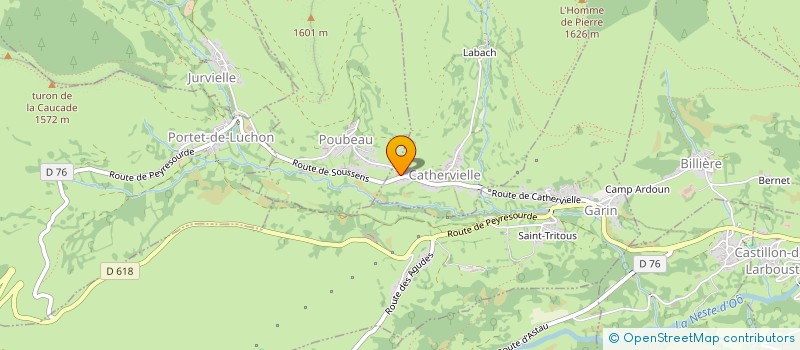 localisation de l'entreprise MADAME HELENE LESFAURIES  CATHERVIELLE