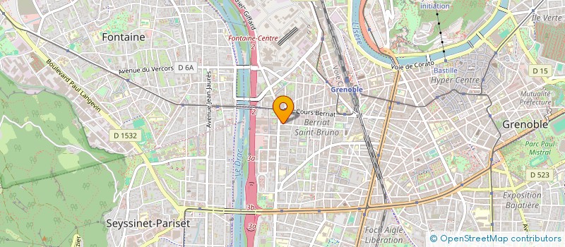 localisation de l'entreprise MADAME HELENE LETELLIER à GRENOBLE