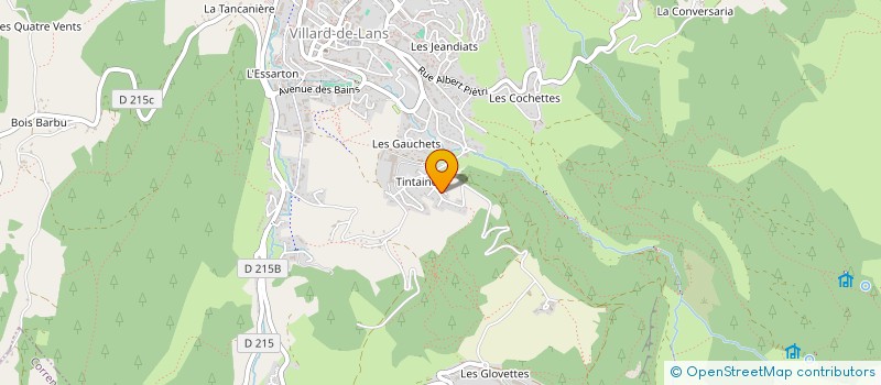 localisation de l'entreprise MADAME HELENE LETELLIER  VILLARD-DE-LANS