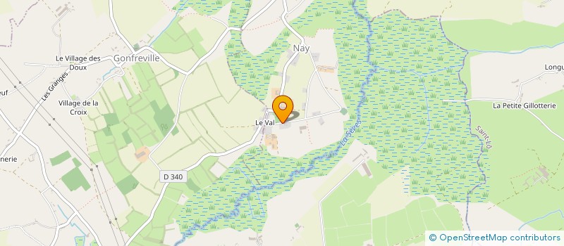 localisation de l'entreprise MADAME HELENE LEVILLAIN  SAINT MARTIN D'AUBIGNY