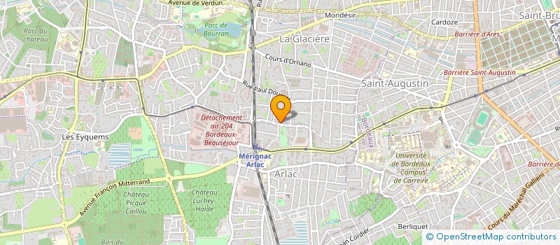 localisation de l'entreprise MADAME HELENE LIMNAIOS  MERIGNAC