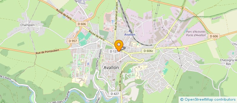 localisation de l'entreprise MADAME HELENE LIPIEC DITE LIPIETZ à AVALLON