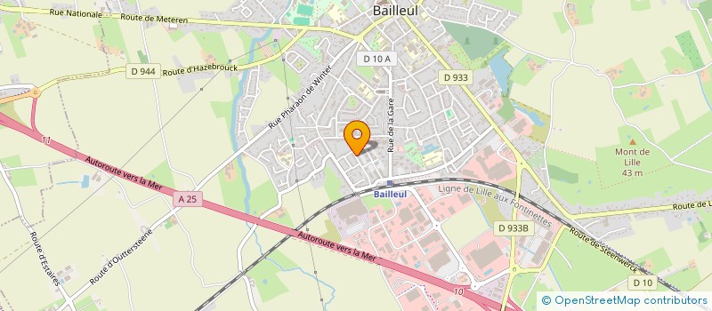 localisation de l'entreprise MADAME HELENE LIPPINOIS  VIEUX-BERQUIN