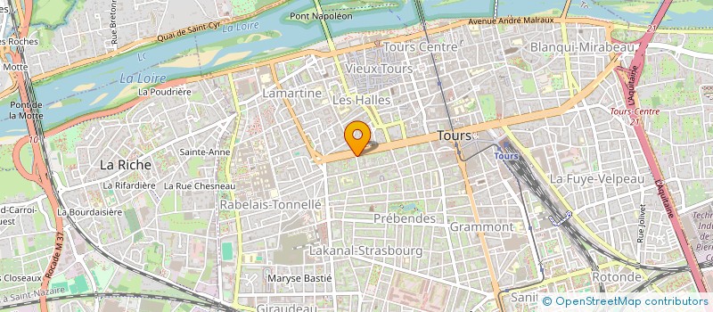 localisation de l'entreprise MADAME HELENE LISSALDE  TOURS