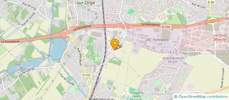 localisation de l'entreprise MADAME HELENE LOIAL à BRETIGNY-SUR-ORGE