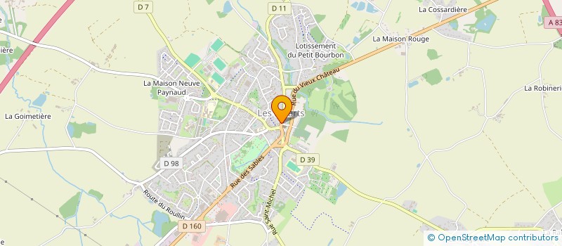 localisation de l'entreprise MADAME HELENE LOIZEAU  ESSARTS-EN-BOCAGE