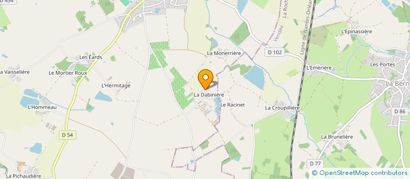 localisation de l'entreprise MADAME HELENE LOIZEAU  SAINT-HILAIRE-DE-CLISSON