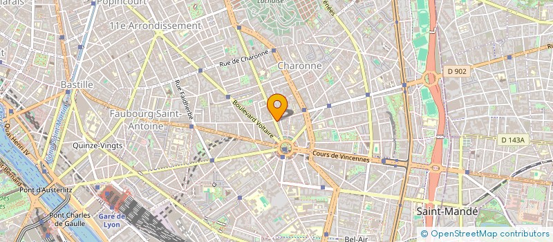 localisation de l'entreprise MADAME HELENE LORENZELLI  PARIS