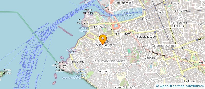 localisation de l'entreprise MADAME HELENE LORMIER à MARSEILLE