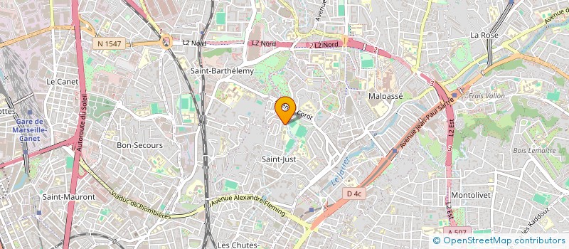 localisation de l'entreprise MADAME HELENE LOSNO à MARSEILLE