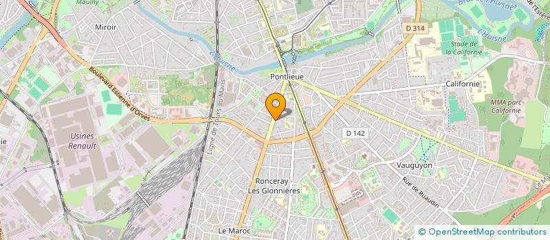 localisation de l'entreprise MADAME HELENE LOUICHON à LE MANS