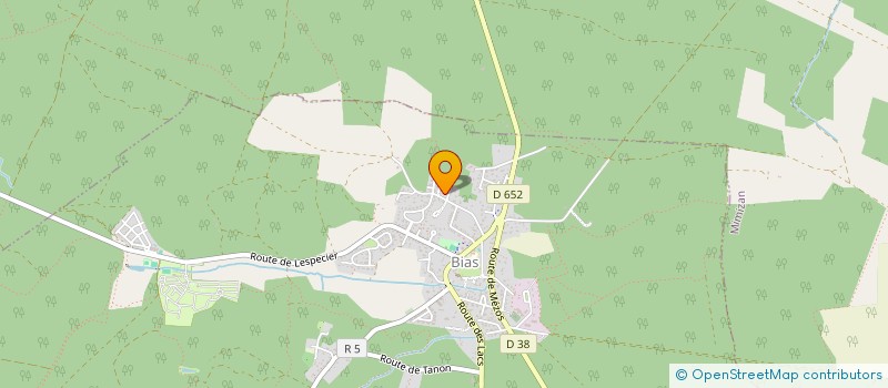 localisation de l'entreprise MADAME HELENE LOUIS  BIAS