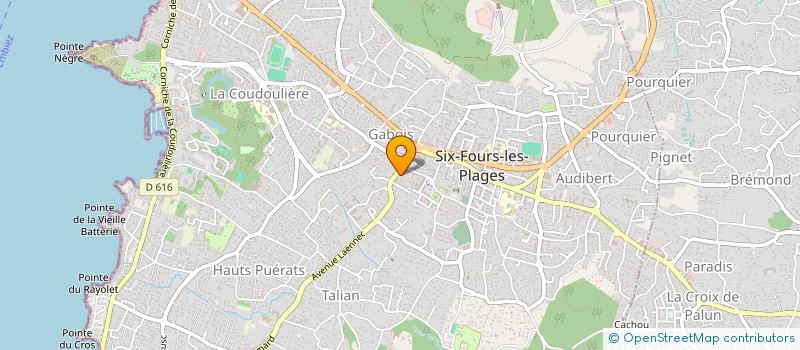 localisation de l'entreprise MADAME HELENE LOVISOLO à SIX-FOURS-LES-PLAGES