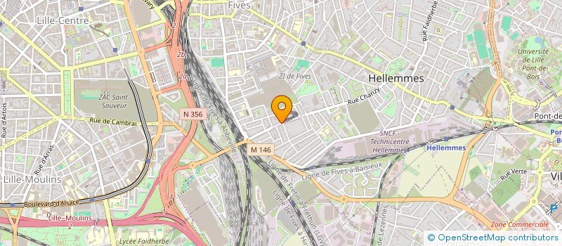 localisation de l'entreprise MADAME HELENE LUCAS à LILLE