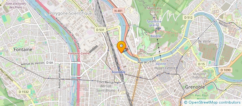 localisation de l'entreprise MADAME HELENE LUCAS à GRENOBLE