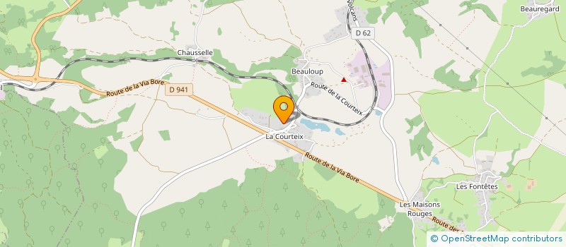 localisation de l'entreprise MADAME HELENE LUNARDI  SAINT-OURS