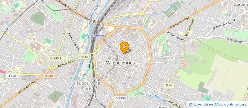 localisation de l'entreprise MADAME HELENE MACHIN à VALENCIENNES