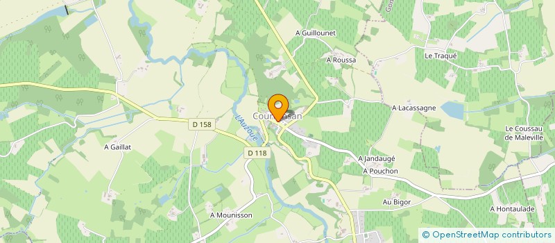 localisation de l'entreprise MADAME HELENE MACKIEWIEZ  LAURAET