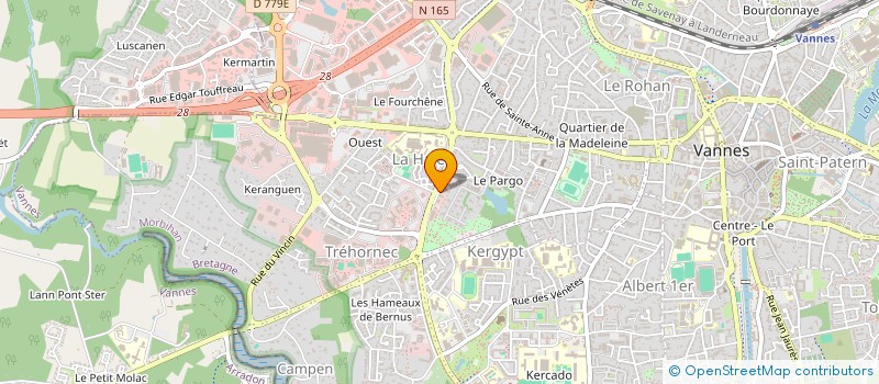 localisation de l'entreprise MADAME HELENE MADELEINE PICHARD  VANNES