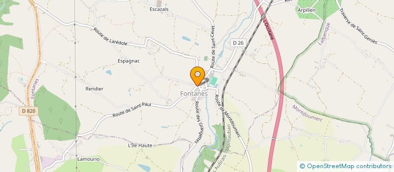 localisation de l'entreprise MADAME HELENE MAGINOT-LECHEVALLIER  FONTANES