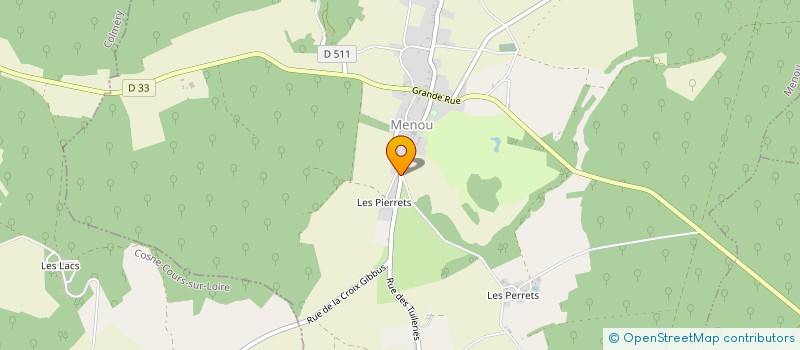 localisation de l'entreprise MADAME HELENE MAGNE  MENOU