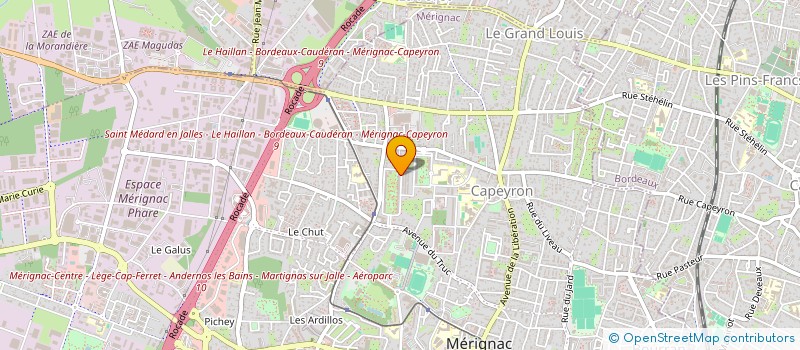 localisation de l'entreprise MADAME HELENE MAGNIER à MERIGNAC