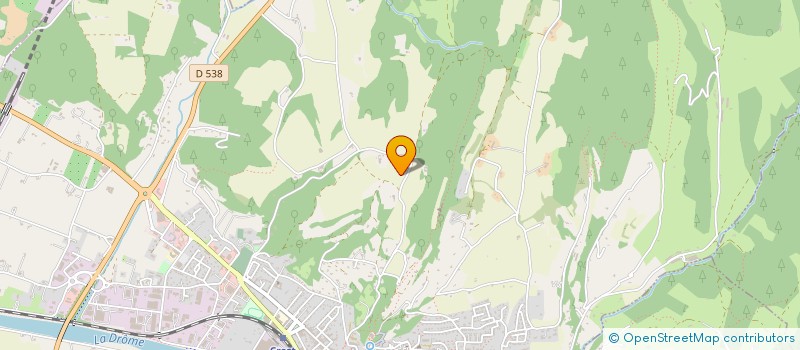 localisation de l'entreprise MADAME HELENE MAGNON à CREST