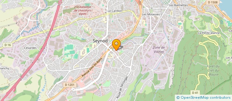 localisation de l'entreprise MADAME HELENE MAHE  ANNECY