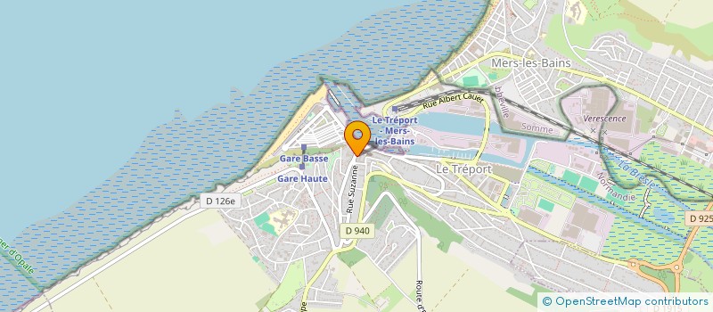 localisation de l'entreprise MADAME HELENE MAHEUT  LE TREPORT