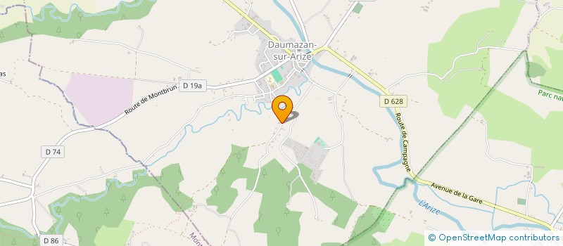 localisation de l'entreprise MADAME HELENE MAILLE à DAUMAZAN-SUR-ARIZE