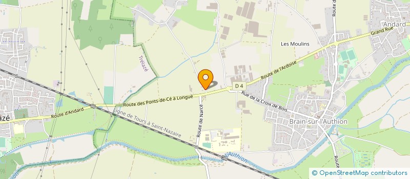 localisation de l'entreprise MADAME HELENE MAINGUY à LOIRE-AUTHION