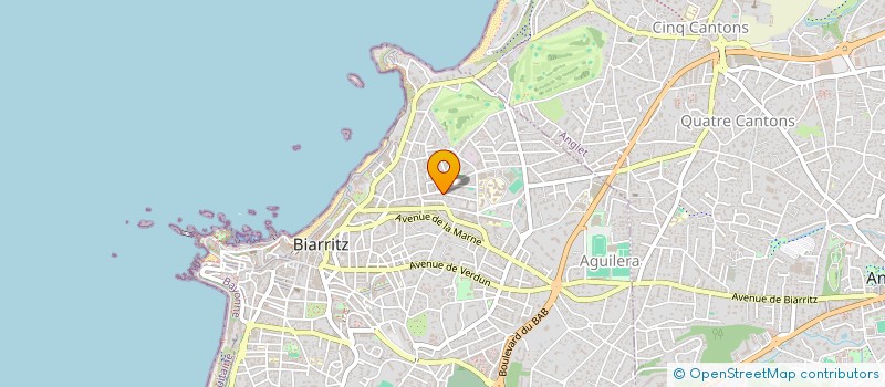 localisation de l'entreprise MADAME HELENE MAITIA à BIARRITZ