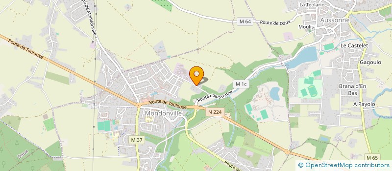 localisation de l'entreprise MADAME HELENE MALANDIN  MONDONVILLE