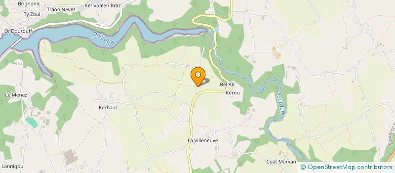 localisation de l'entreprise MADAME HELENE MALARD  MORLAIX