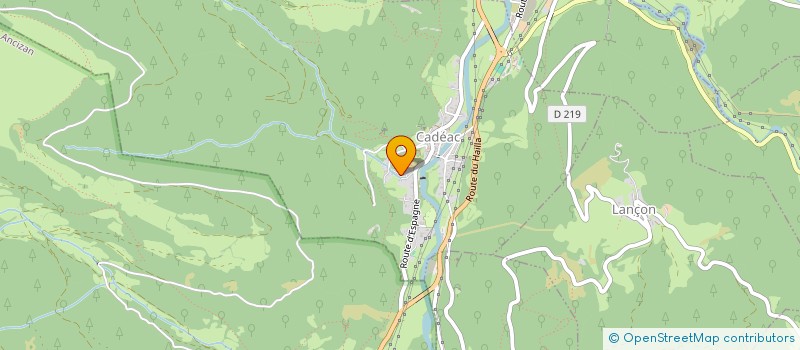 localisation de l'entreprise MADAME HELENE MALERE  CADEAC