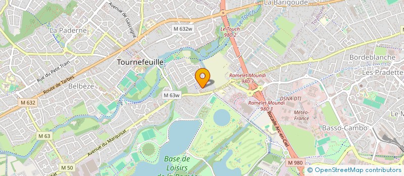 localisation de l'entreprise MADAME HELENE MALLET à TOURNEFEUILLE