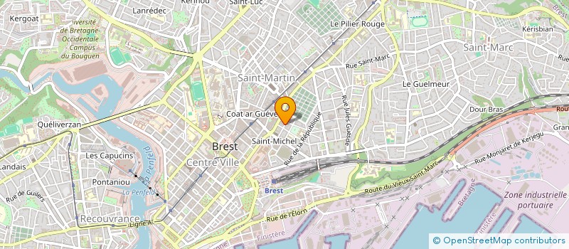 localisation de l'entreprise MADAME HELENE MALLET à BREST