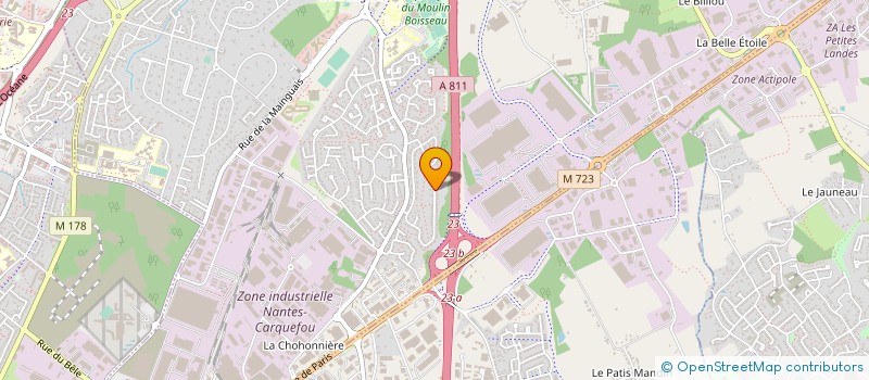 localisation de l'entreprise MADAME HELENE MARCHAND à CARQUEFOU