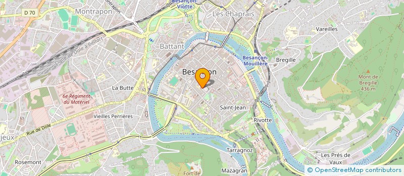 localisation de l'entreprise MADAME HELENE MARCHAND  BESANCON