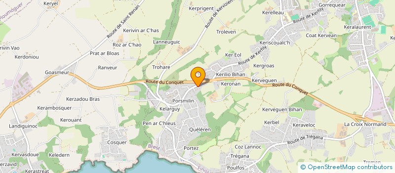 localisation de l'entreprise MADAME HELENE MARIAUX  LOCMARIA-PLOUZANE