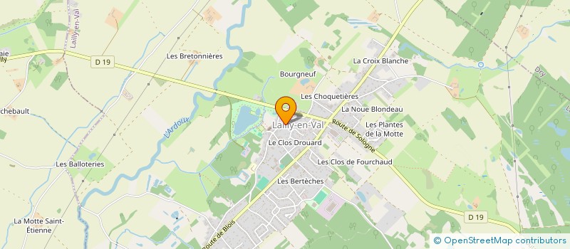 localisation de l'entreprise MADAME HELENE MARIE à LAILLY-EN-VAL