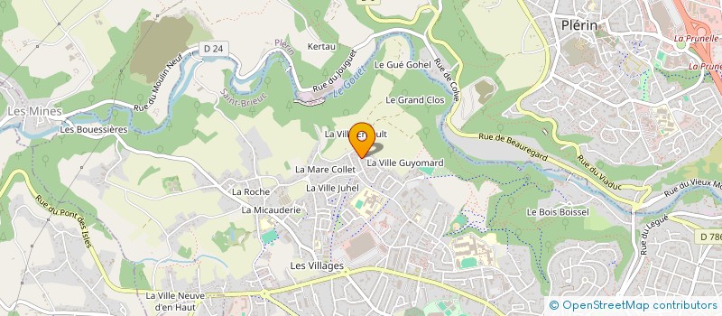 localisation de l'entreprise MADAME HELENE MARIE ANGELE ARHAN à SAINT-BRIEUC