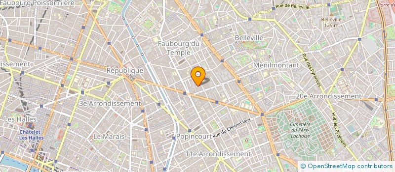 localisation de l'entreprise MADAME HELENE MARINI  PARIS