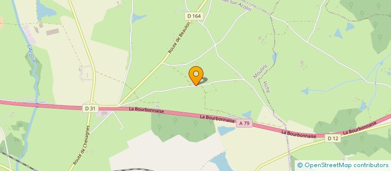 localisation de l'entreprise MADAME HELENE MARION  CHEVAGNES